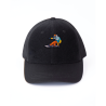 patch brodé snowboardeur sur casquette