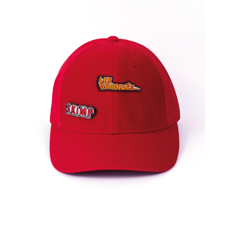 Patch brodé les bronzés sur casquette