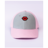 Patch brodé lèvres sur casquette