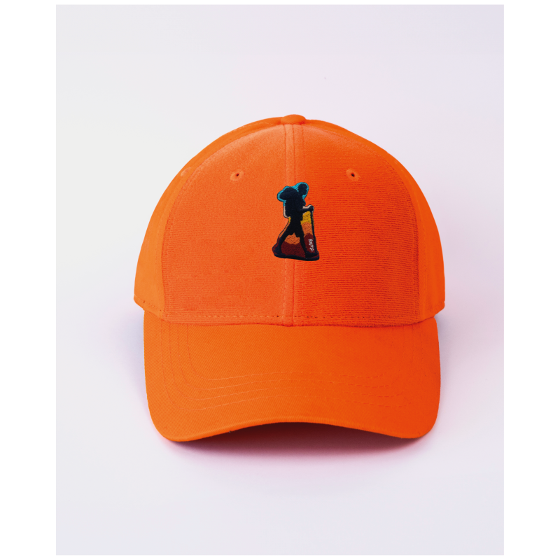 Patch marcheur sur casquette