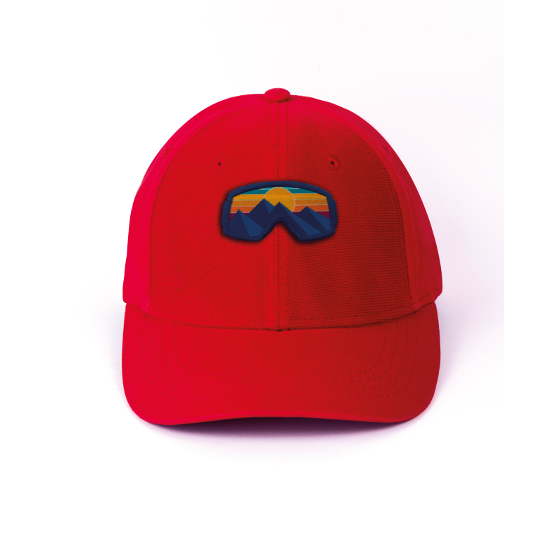 patch brodé masque de ski sur casquette