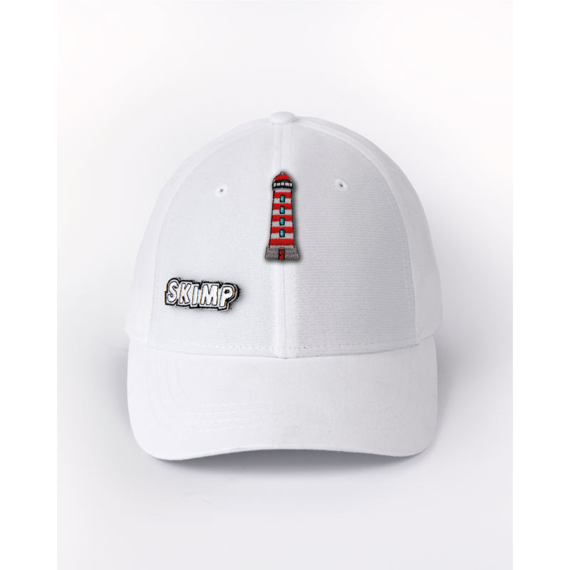 patch brodé phare sur casquette