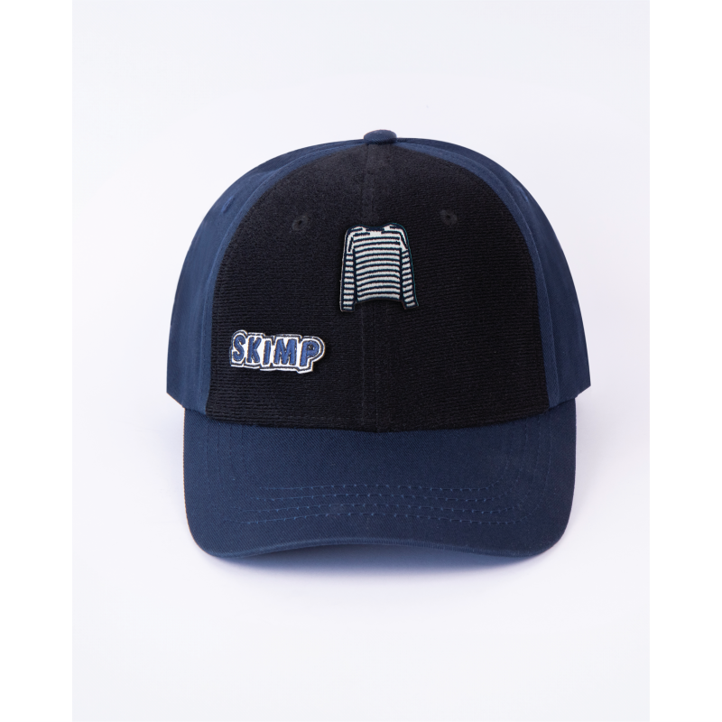 patch brodé marinière sur casquette