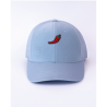 patch brodé piment sur casquette
