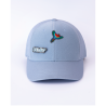 patch brodé perroquet sur casquette