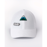patch brodé vélo sur casquette blanche