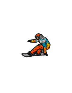 Snowboardeur patch