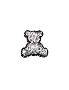Sequin bear patch