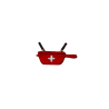 Patch brodé fondue