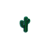 patch brodé cactus