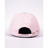 casquette rose de dos