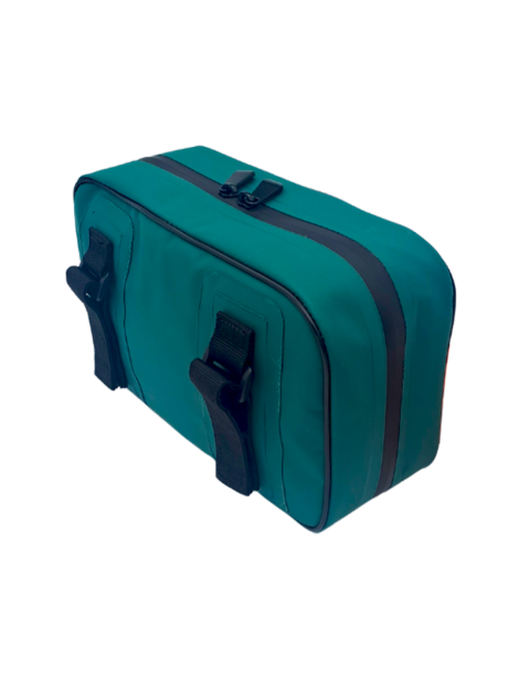 pochette verte 100% étanche la nomade de dos