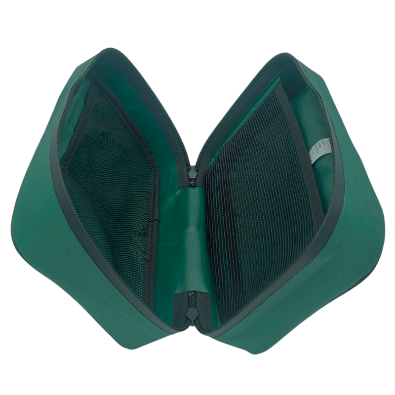 pochette verte 100% étanche la nomade ouverte