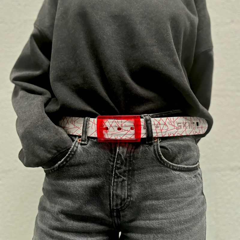 Ceinture Swing Rouge - Accessoire flexible idéal pour le golf