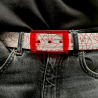 Ceinture Swing Rouge - Accessoire flexible idéal pour le golf