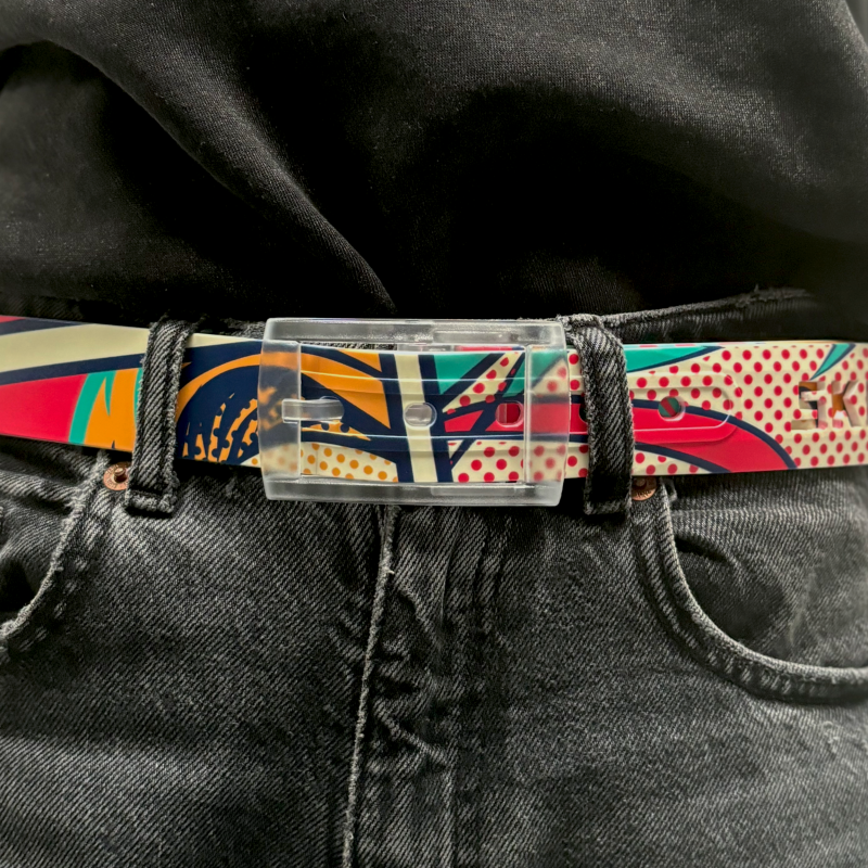 Ceinture Pop Art - Design original inspiré de l'art graphique