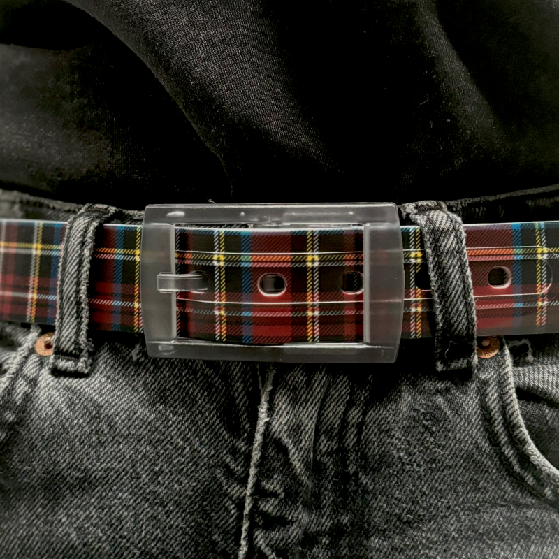 Ceinture Red Scottish - Style écossais & durabilité