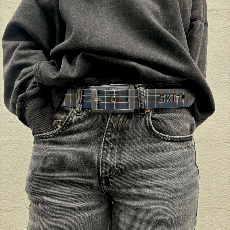 Ceinture Blue Scottish - Style unique et écoresponsable