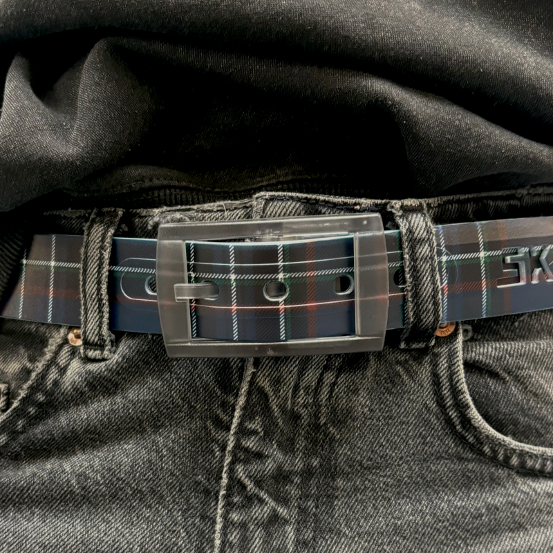 Ceinture Blue Scottish - Style unique et écoresponsable