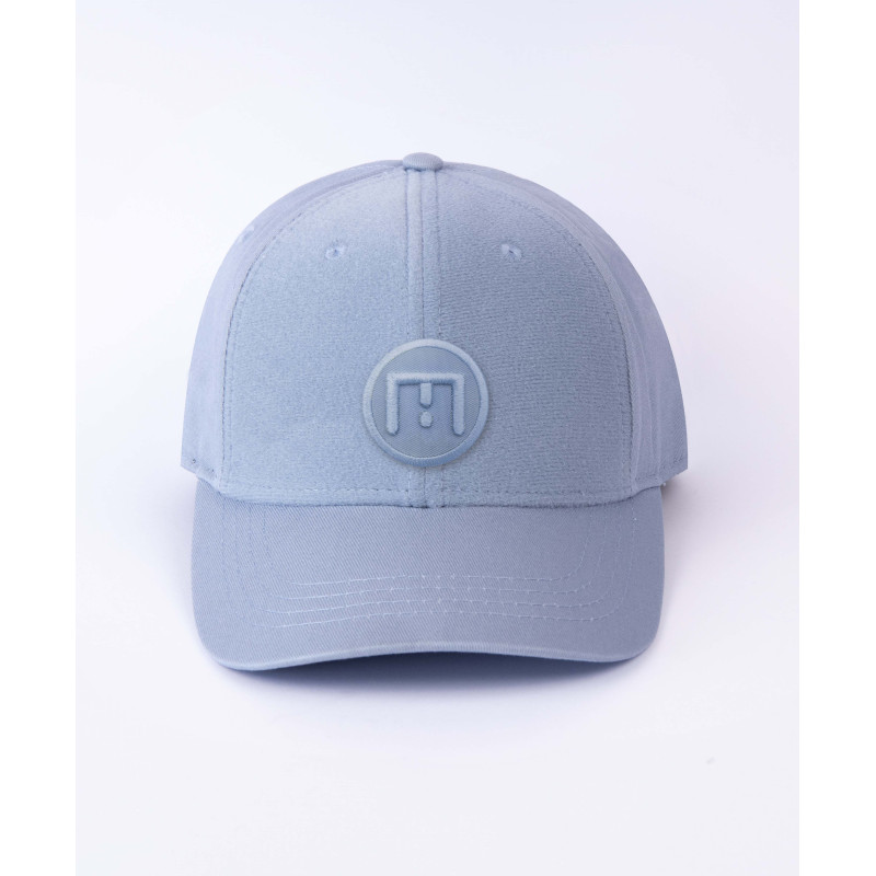 casquette bleue ciel avec patch skimp de face