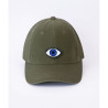 patch oeil grec sur casquette kaki
