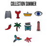 Skimp Cap Velcro Patch | Lucky eye | Summer Collection