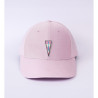 patch bisous sur casquette rose