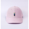 patch peace sur casquette rose