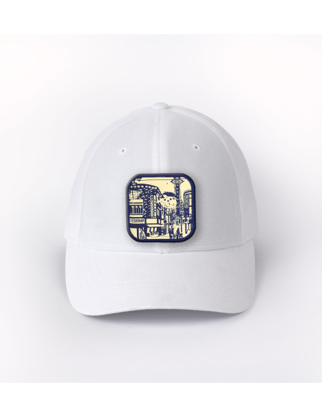 patch japan street sur casquette blanche