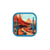 Skimp Cap Velcro Patch | Australian Desert | Square Collection