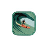 Skimp Cap Velcro Patch | Waikini Beach | Square Collection