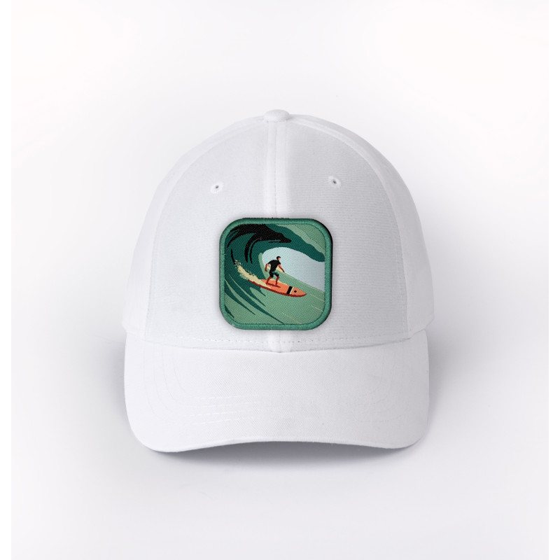 Skimp Cap Velcro Patch | Waikini Beach | Square Collection
