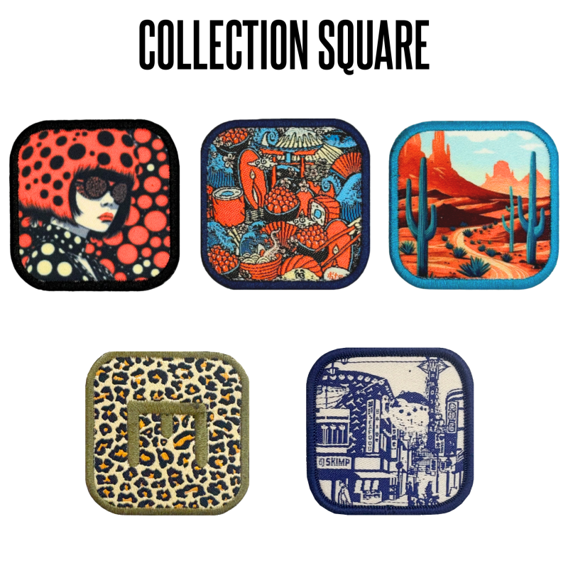 Patch Velcro pour Casquette Skimp | Waikiki Beach | Collection Square