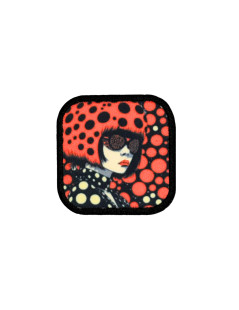 Kusama dots patch
