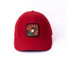 patch toxic woman sur casquette rouge
