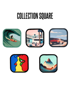 Patch Square Sushi Lover