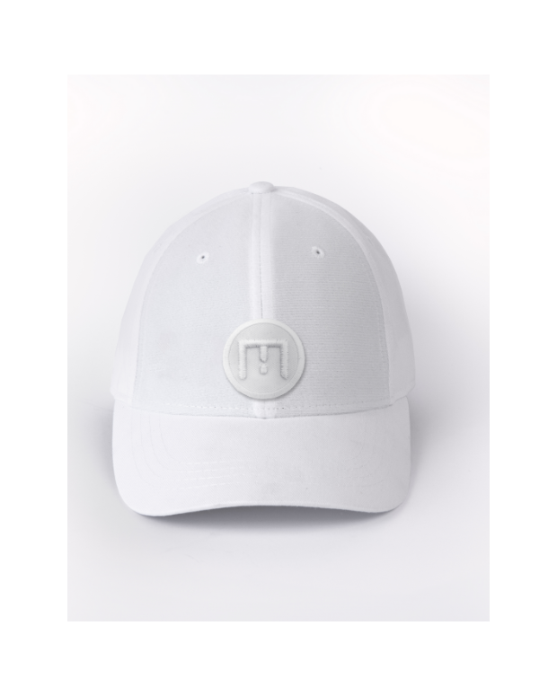 CASQUETTE À PATCH BLANCHE