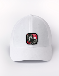 CASQUETTE À PATCH BLANCHE