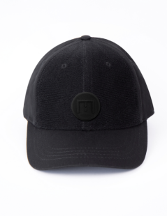 CASQUETTE À PATCH NOIRE