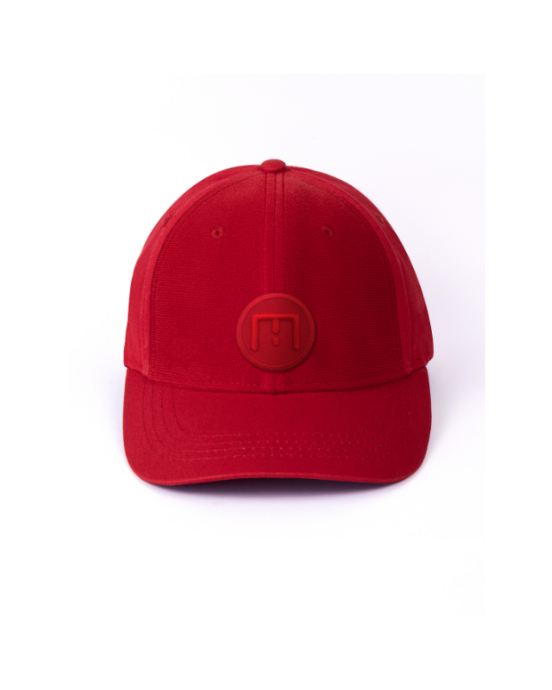 CASQUETTE  ROUGE À PATCH