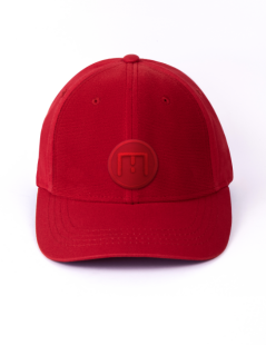 CASQUETTE  ROUGE À PATCH
