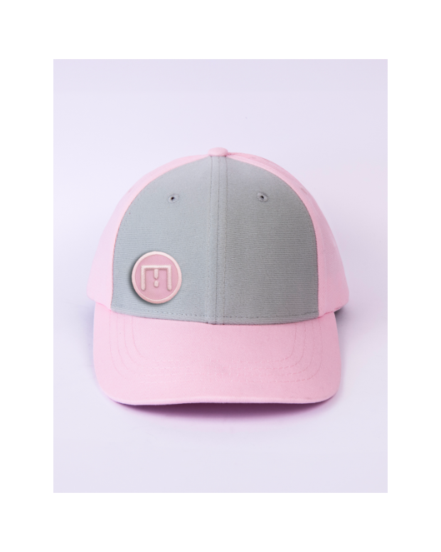 CASQUETTE À PATCH ROSE