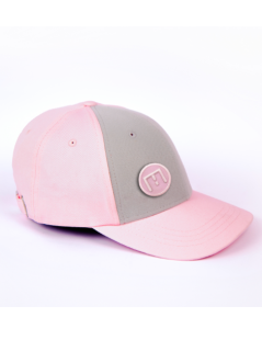 CASQUETTE À PATCH ROSE