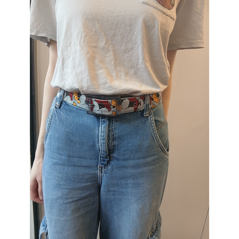 Ceinture zanzibar, 100% plastique, unisexe, vegan, sans nickel