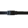 L'Originale noire silicon like plastic belt, for men and women