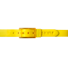 L'Originale yellow silicon like plastic belt, for men and women