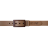 L'Originale beige silicon like plastic belt, for men and women