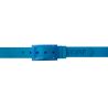 L'Originale azur blue silicon like plastic belt, for men and women