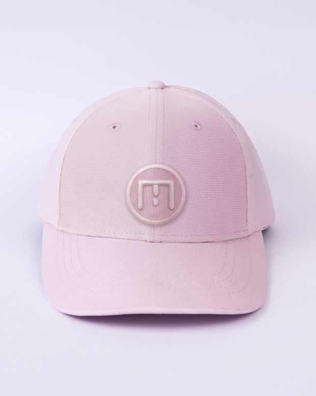 CASQUETTE À PATCH ROSE