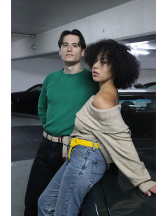 Ceinture Tressée l'aventurière Jaune